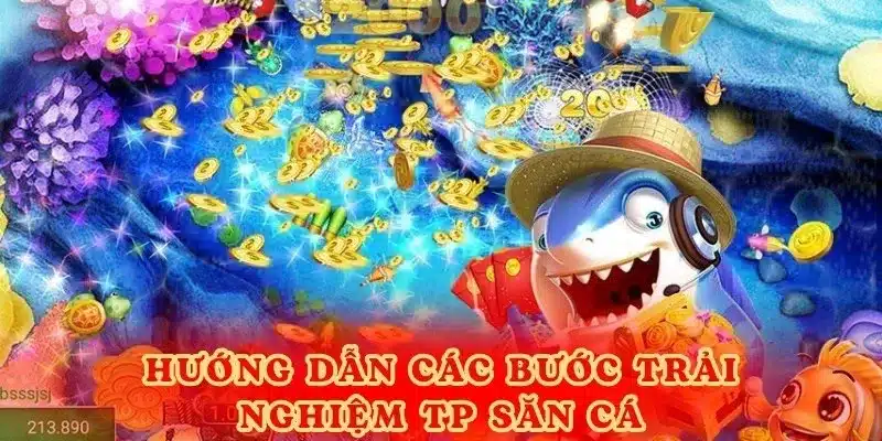 Hướng dẫn các bước trải nghiệm TP săn cá.